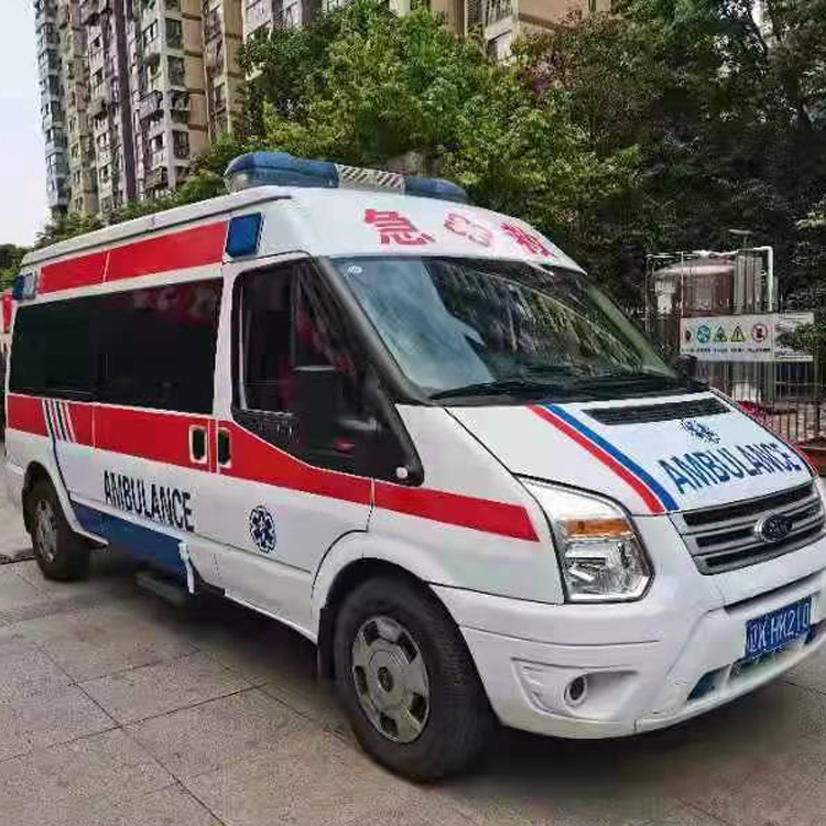 石屏长途救护车护送病人返乡